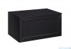 Besco Dexa szafka podumywalkowa 80x50x40cm czarna, uchwyt czarny SUD-854-CC